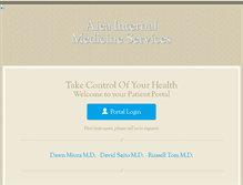 Tablet Screenshot of aieainternalmedicine.com